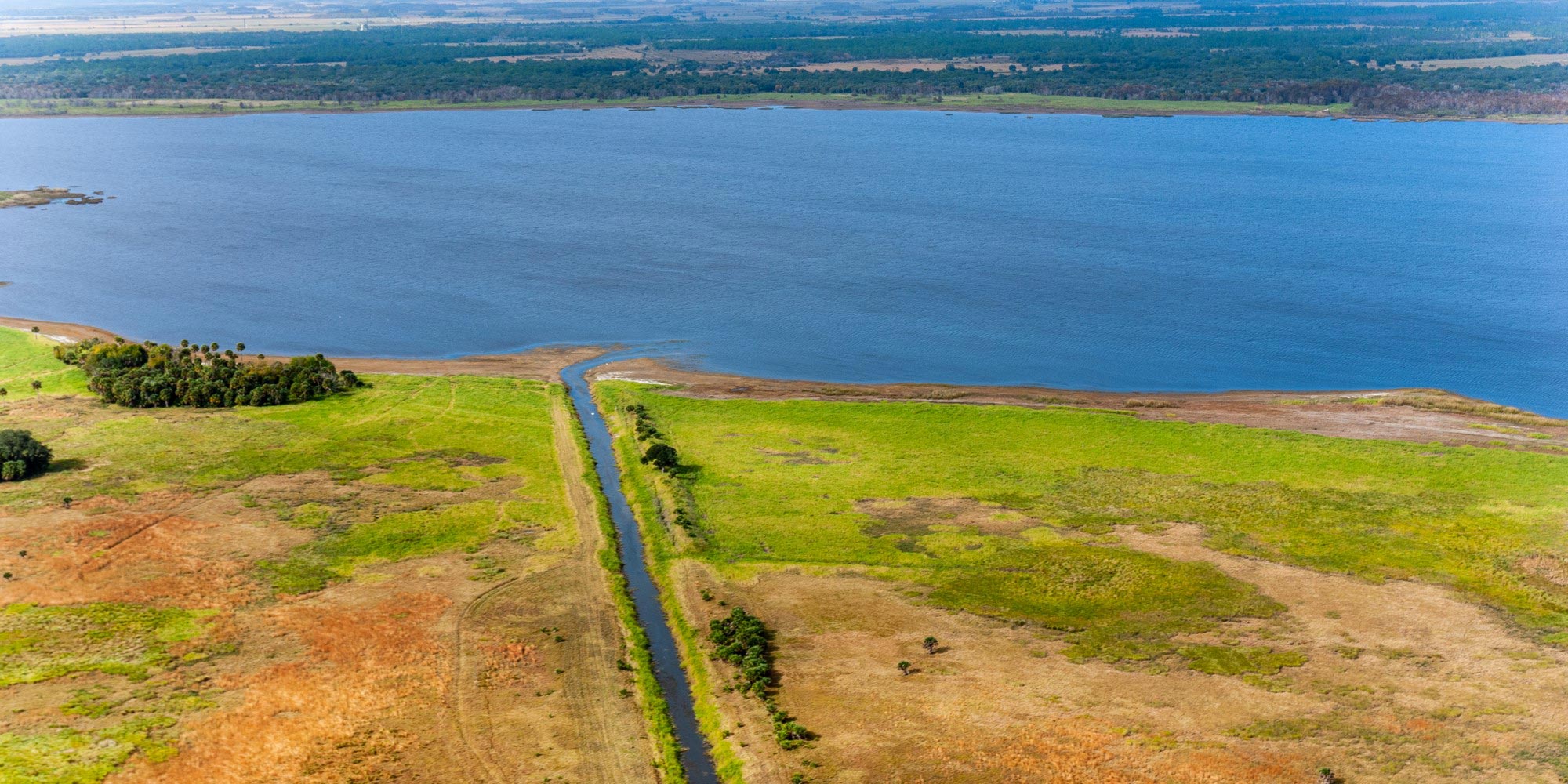Aerial view of Lake Winder